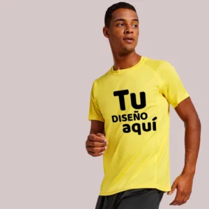 Polera deportiva manga corta personalizada