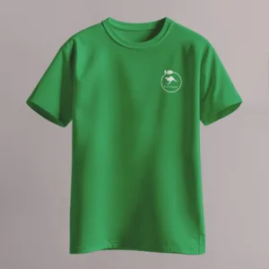 Polera verde impresa