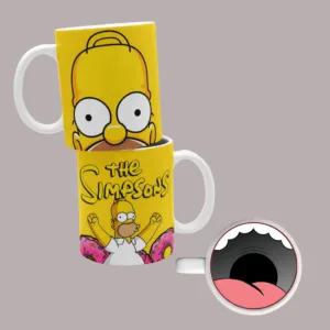 Taza con Boca Homero