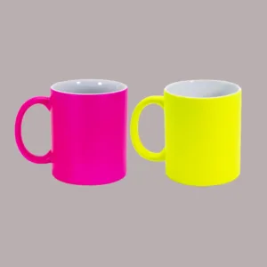 Taza impresa neon
