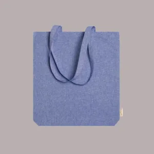 bolsa algodon azul