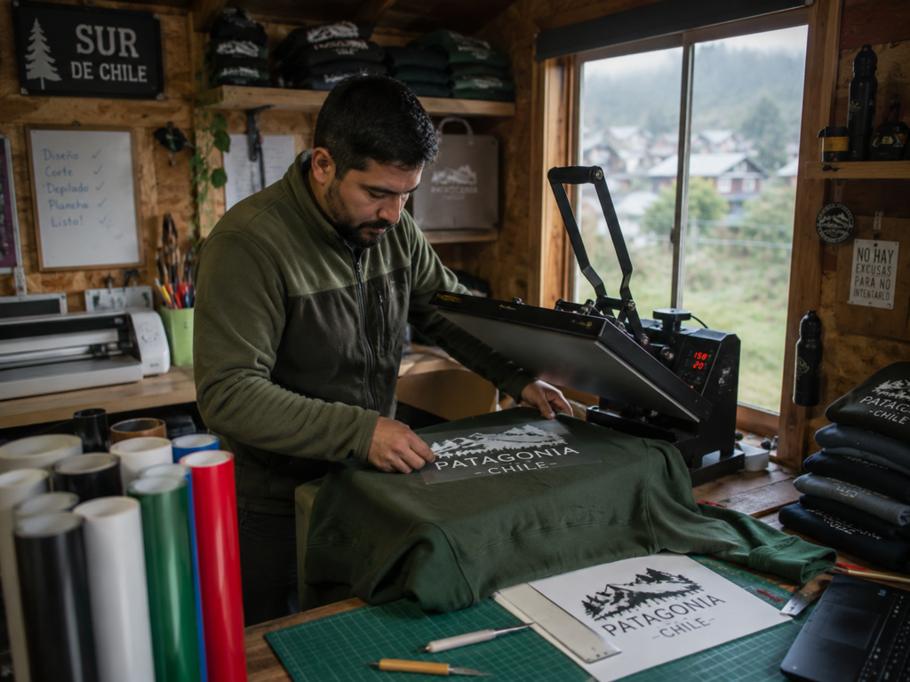 Impresion mediante vinilo textil en villarrica
